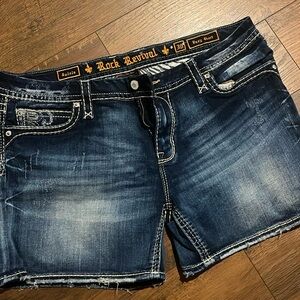 Rock revival shorts women’s